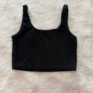 Art Class Black Kids Crop Top small